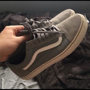 Grey vans size 9.5